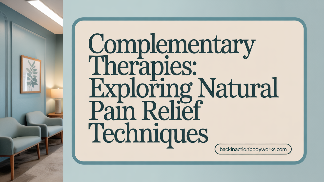 Complementary Therapies: Broadening Pain Management Options