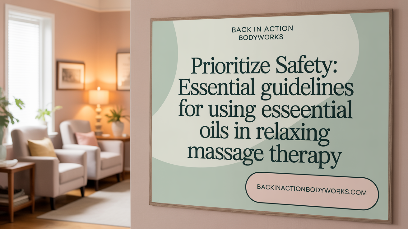Prioritize Safety: Essential Guidelines for Using Essential Oils in Massage Therapy