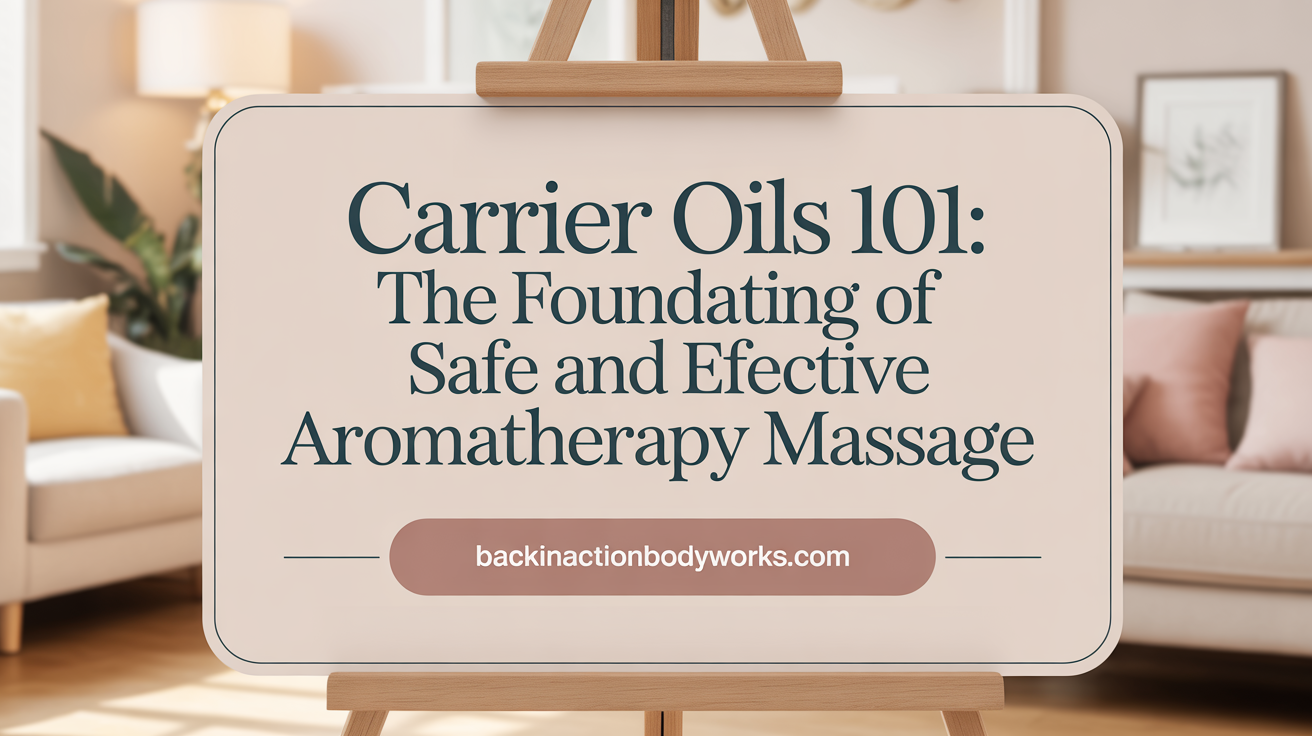 Carrier Oils 101: The Foundation of Safe and Effective Aromatherapy Massage