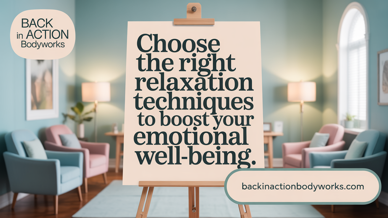Choose the Right Massage Techniques to Boost Your Emotional Well-Being