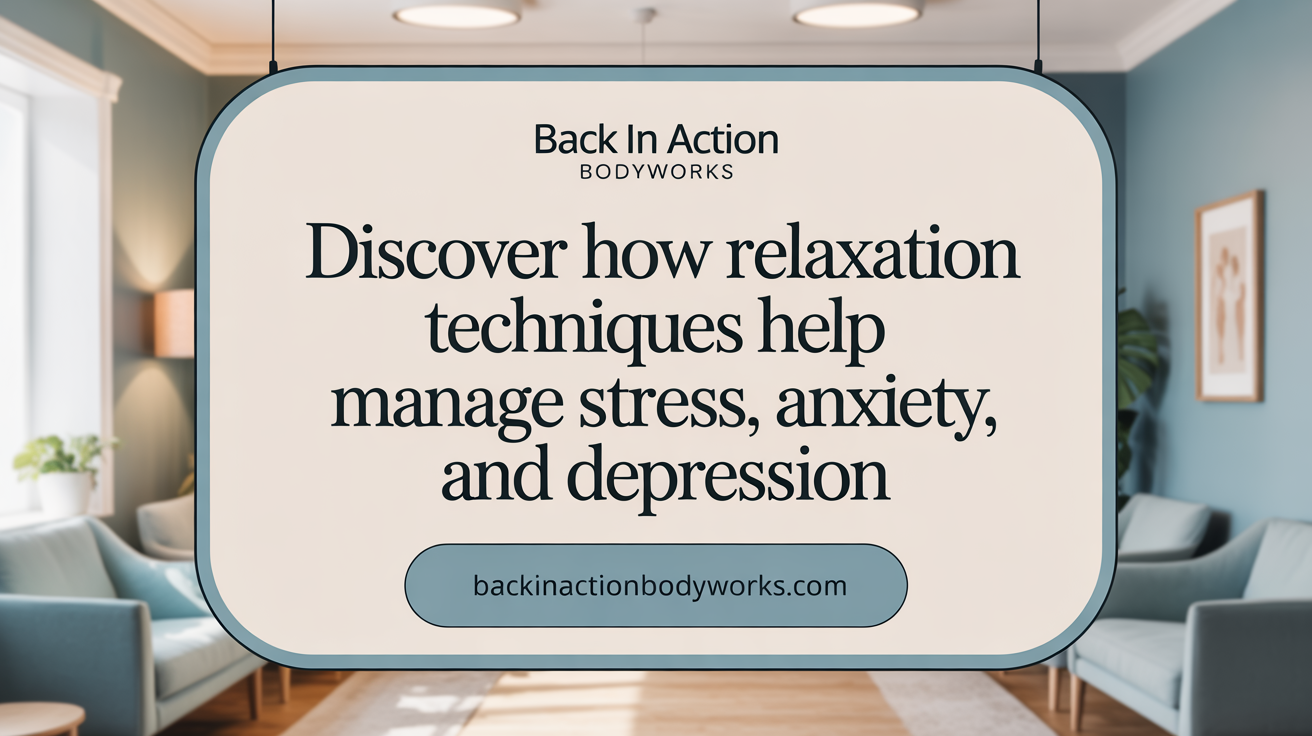 Discover How Massage Therapy Combats Stress, Anxiety, and Depression