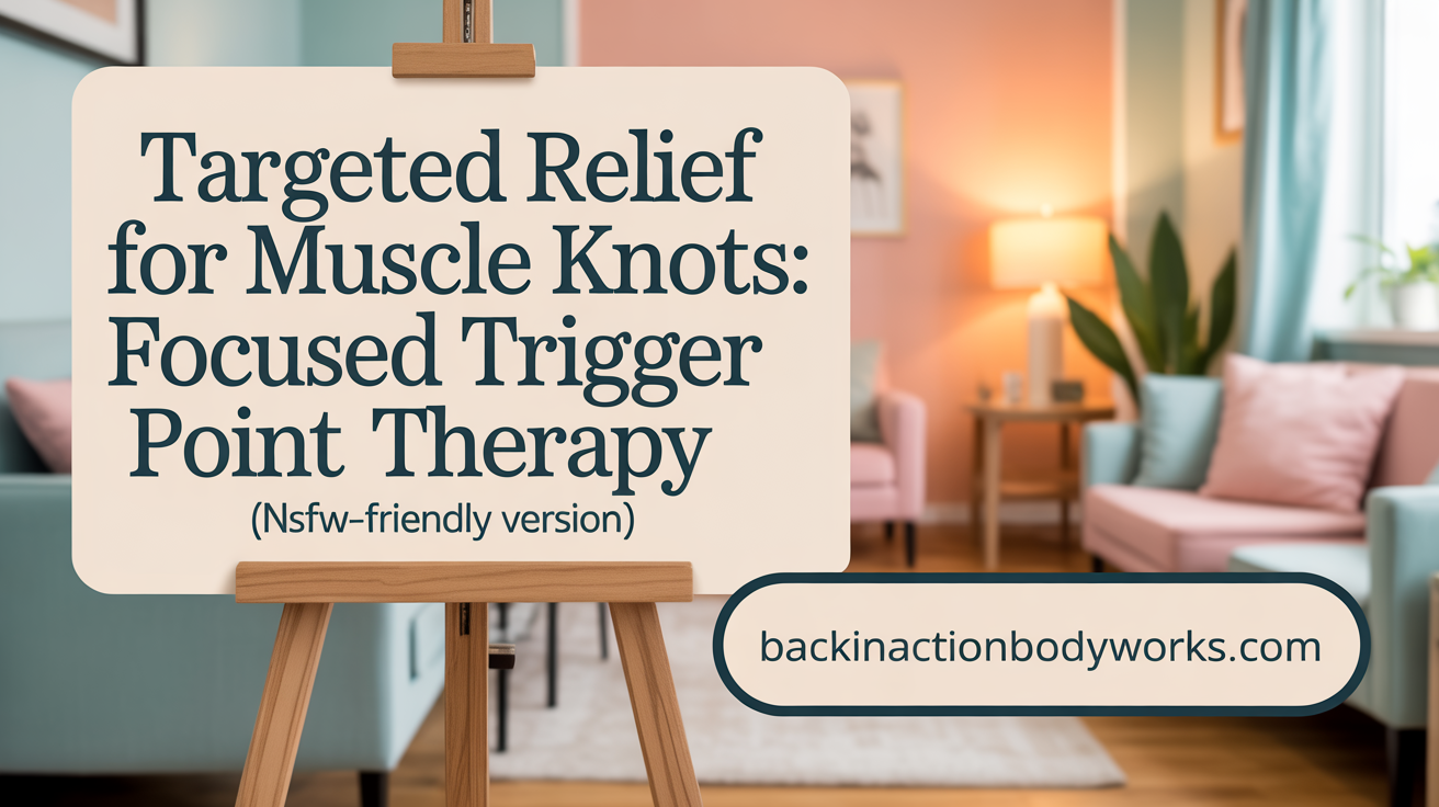 Targeted Relief for Muscle Knots: Focused Trigger Point Therapy
