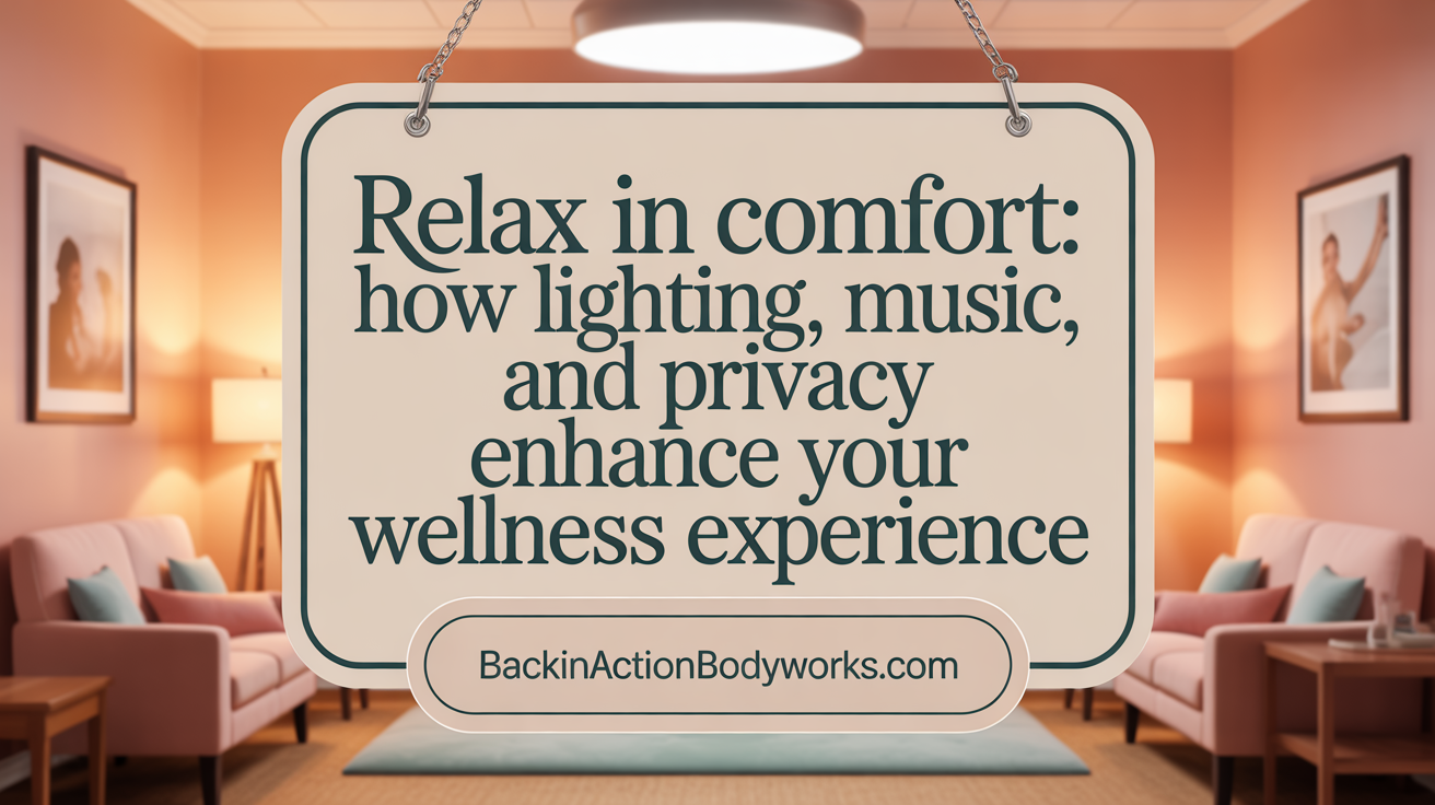 Relax in Comfort: How Lighting, Music, and Privacy Enhance Your Massage Experience