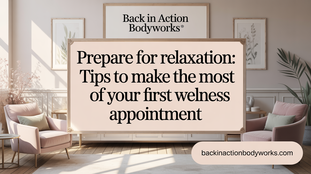 Prepare for Relaxation: Tips to Get the Most Out of Your First Bodywork Appointment
