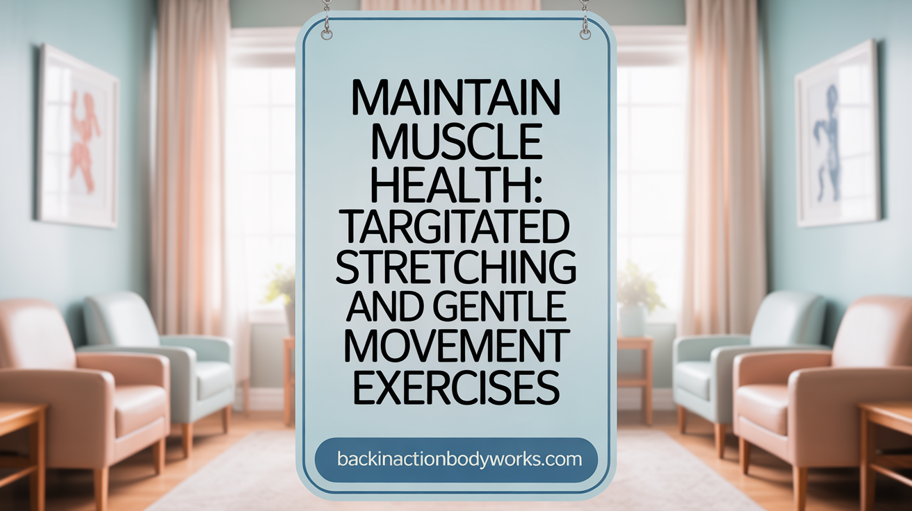 Maintain Muscle Health: Targeted Stretches and Light Movement Exercises