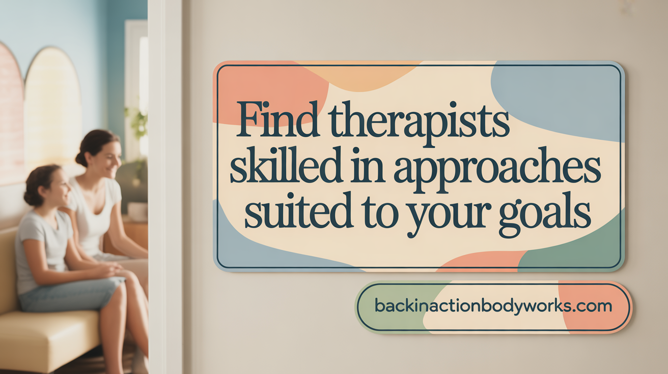 Find Therapists Skilled in Techniques Suited to Your Goals
