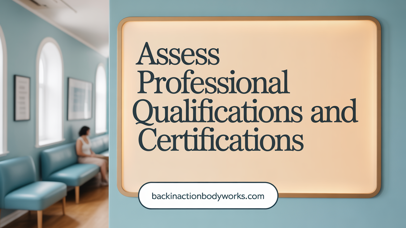 Assess Professional Qualifications and Certifications