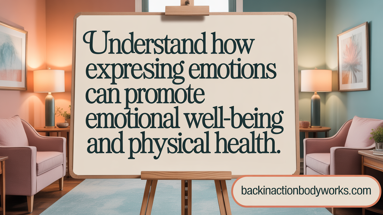 Understand how holding in emotions can lead to physical discomfort.