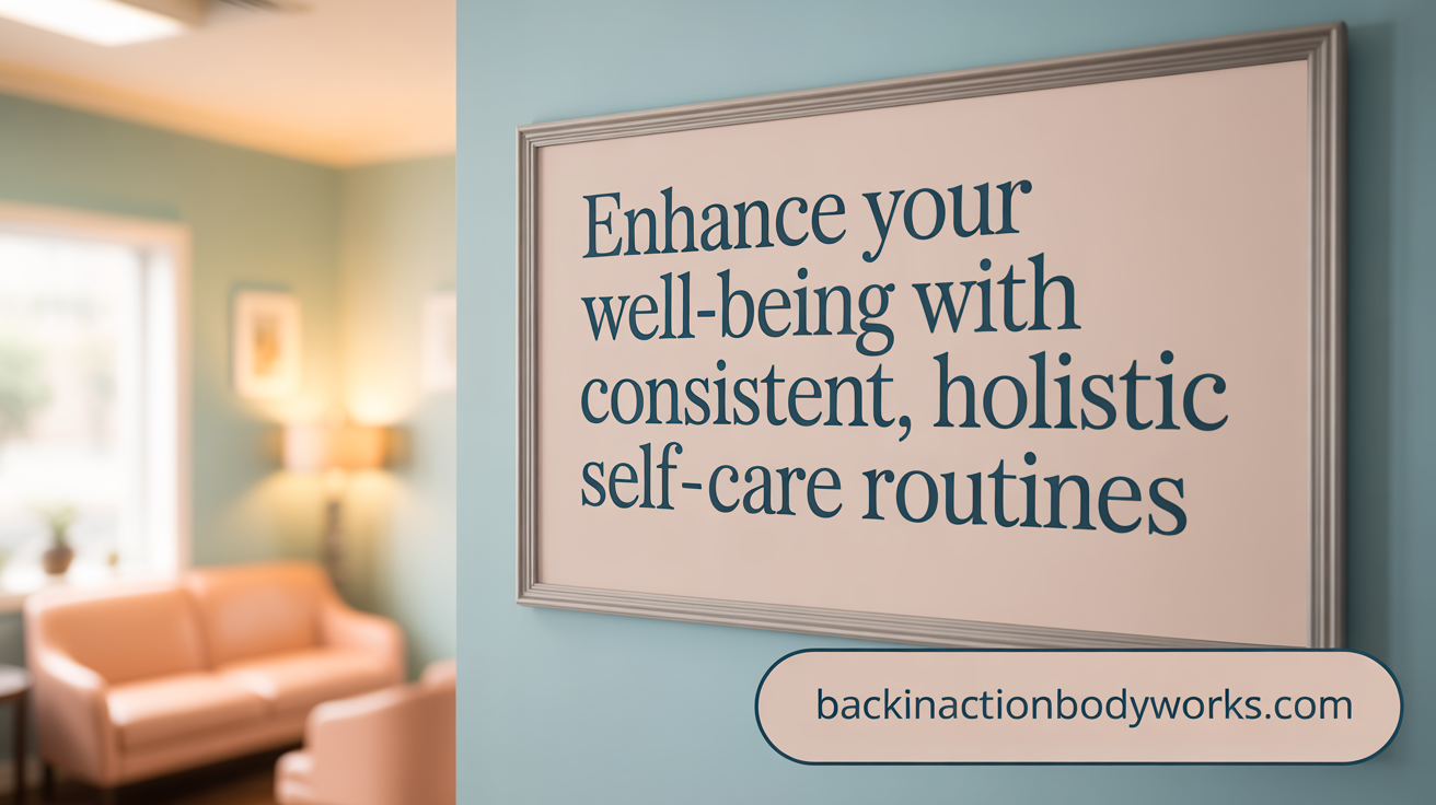 Enhance your well-being with consistent, holistic self-care routines.