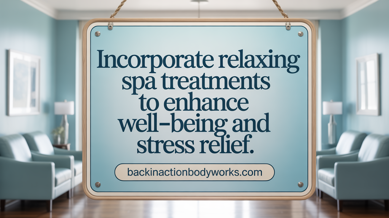 Incorporate regular massages to boost relaxation and muscle recovery.