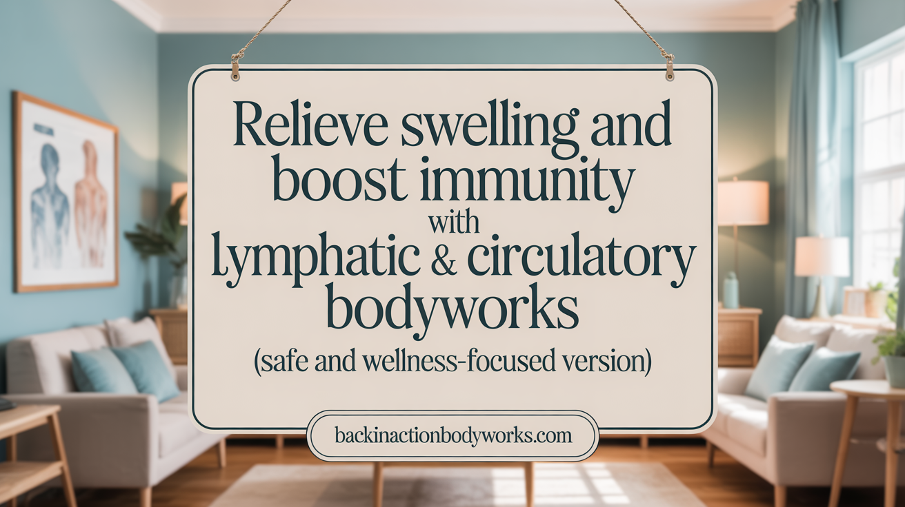 Relieve Swelling and Boost Immunity with Lymphatic &amp; Circulatory Bodywork