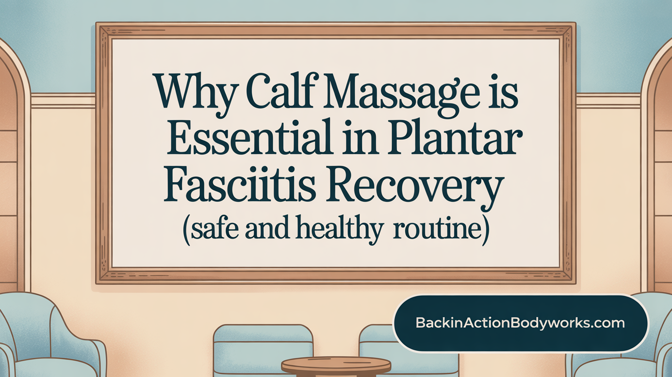 Why Calf Massage Is Essential in Plantar Fasciitis Recovery