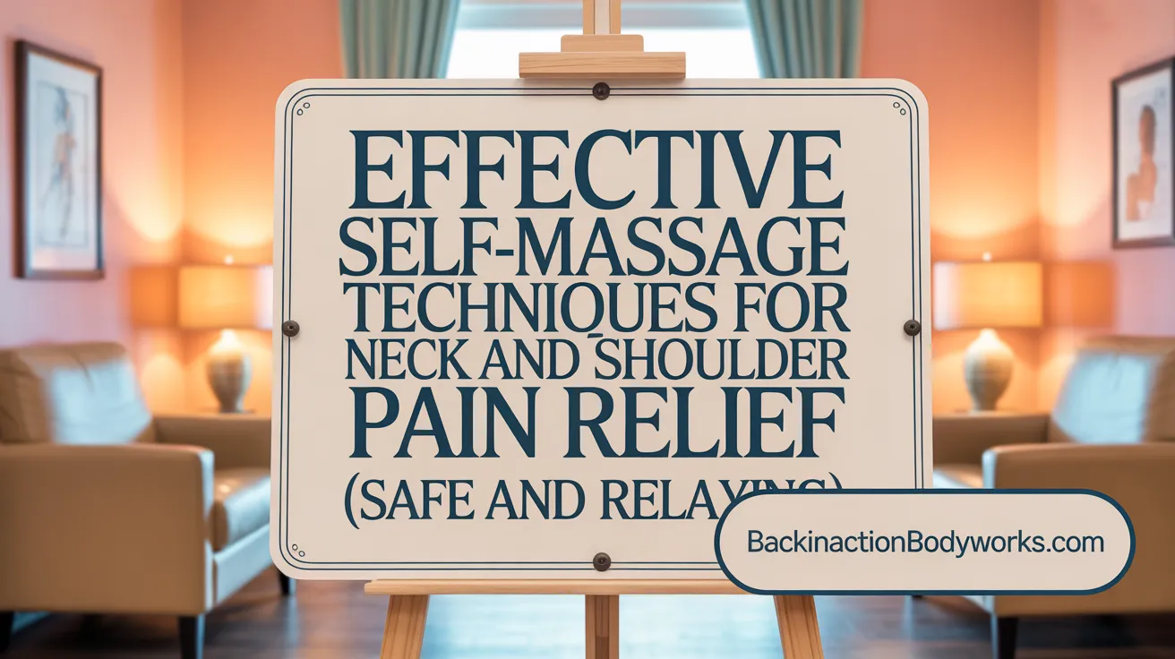Effective Self-Massage Techniques for Neck and Shoulder Pain Relief