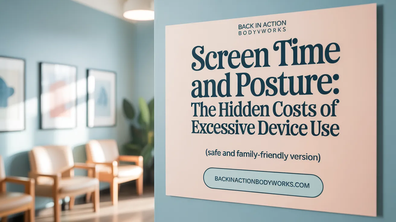 Screen Time and Posture: The Hidden Costs of Excessive Device Use