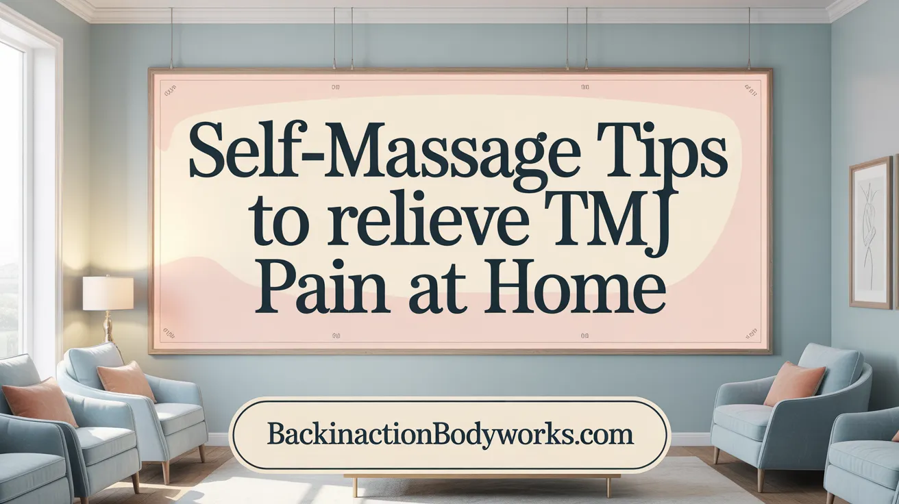 Self-Massage Tips to Relieve TMJ Pain at Home