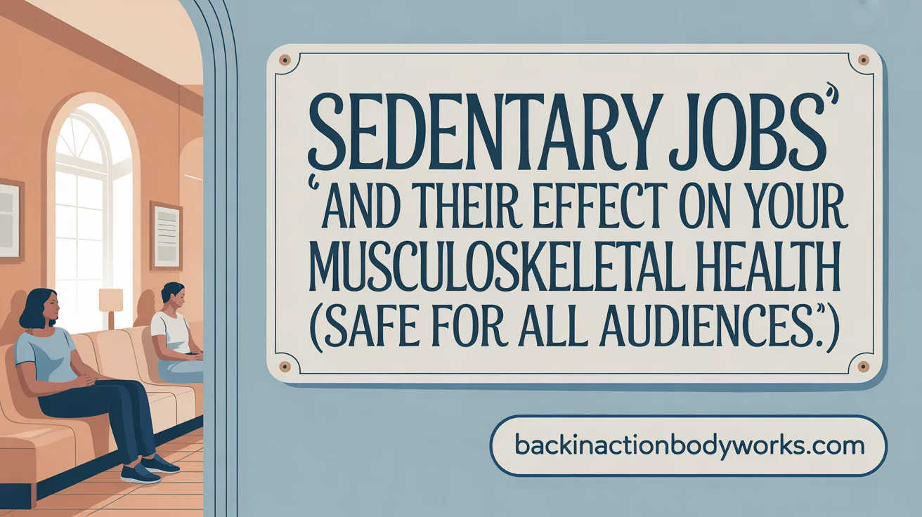 Sedentary Jobs and Their Effect on Your Musculoskeletal Health