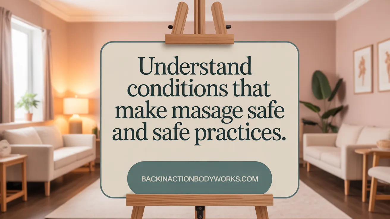 Understand Conditions That Make Massage Unsafe