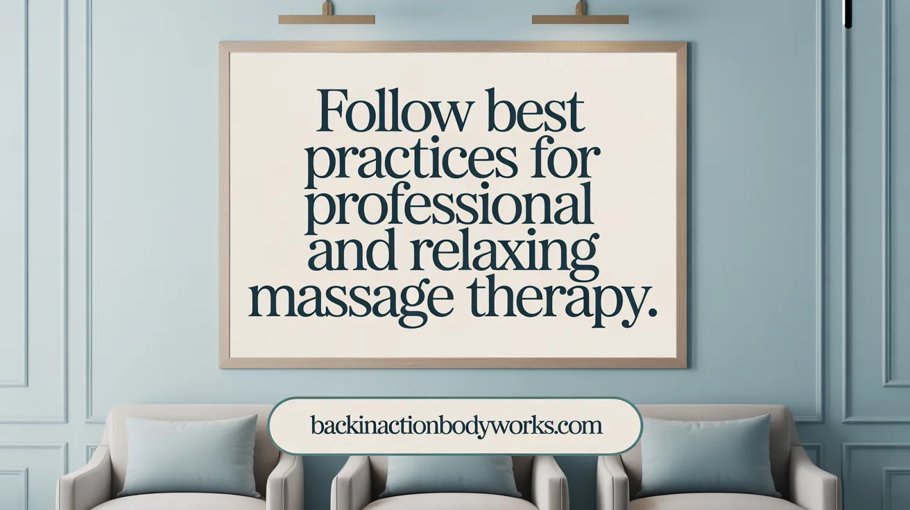 Follow Best Practices for Safe Massage Therapy