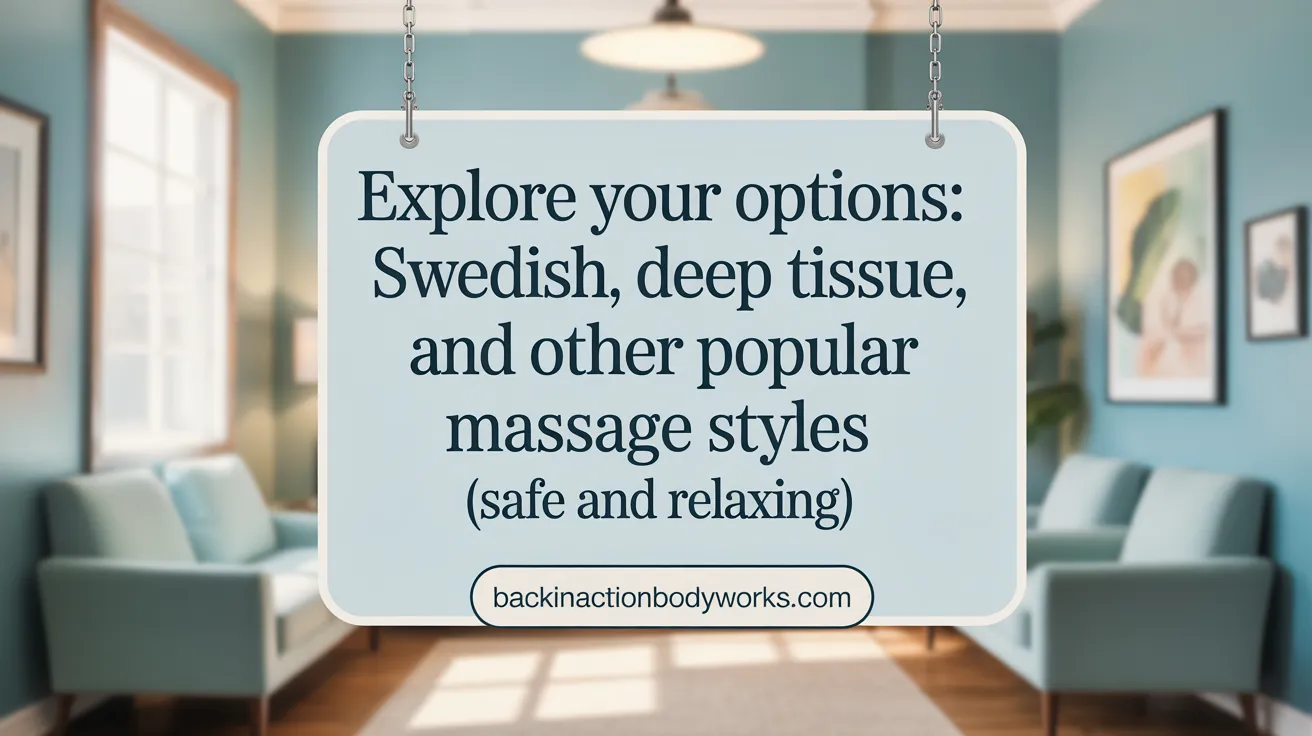 Explore Your Options: Swedish, Deep Tissue, and Other Popular Massage Styles
