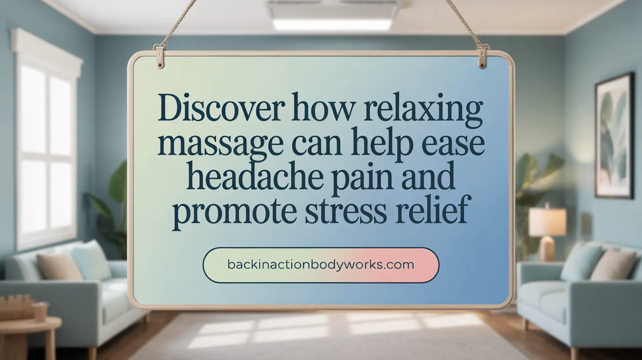Discover How Massage Can Reduce Migraine Pain and Stress
