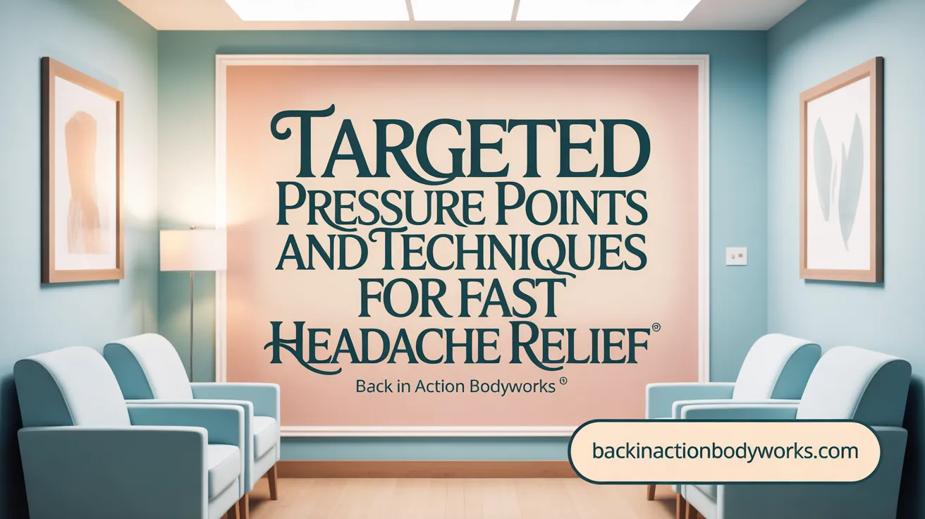 Targeted Pressure Points and Techniques for Fast Migraines Relief