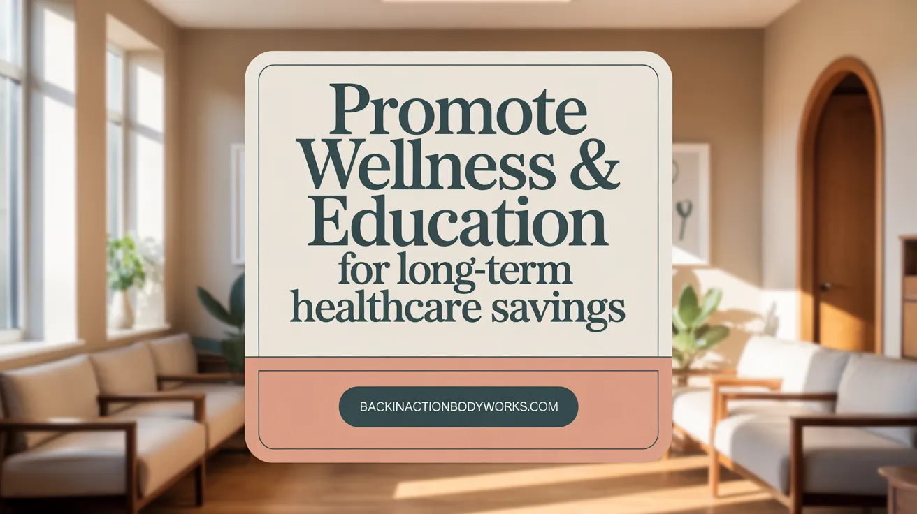 Promote Wellness &amp; Education for Sustained Healthcare Savings