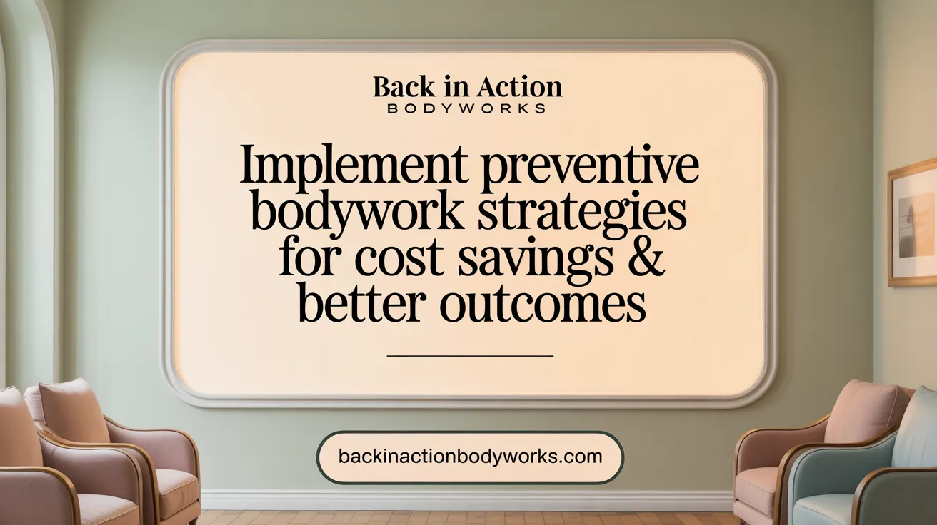 Implement Preventive Bodywork Strategies for Cost Savings &amp; Better Outcomes