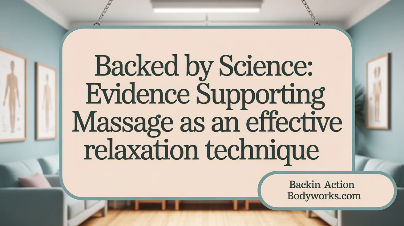 Backed by Science: Evidence Supporting Massage as a Proven Pain Management Tool