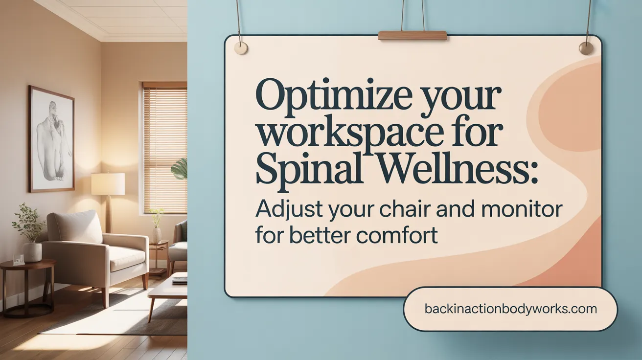 Optimize Your Workspace for Spinal Wellness: Adjust Your Chair and Monitor
