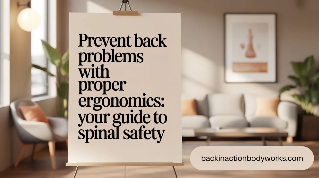 Prevent Back Problems with Proper Ergonomics: Your Guide to Spinal Safety