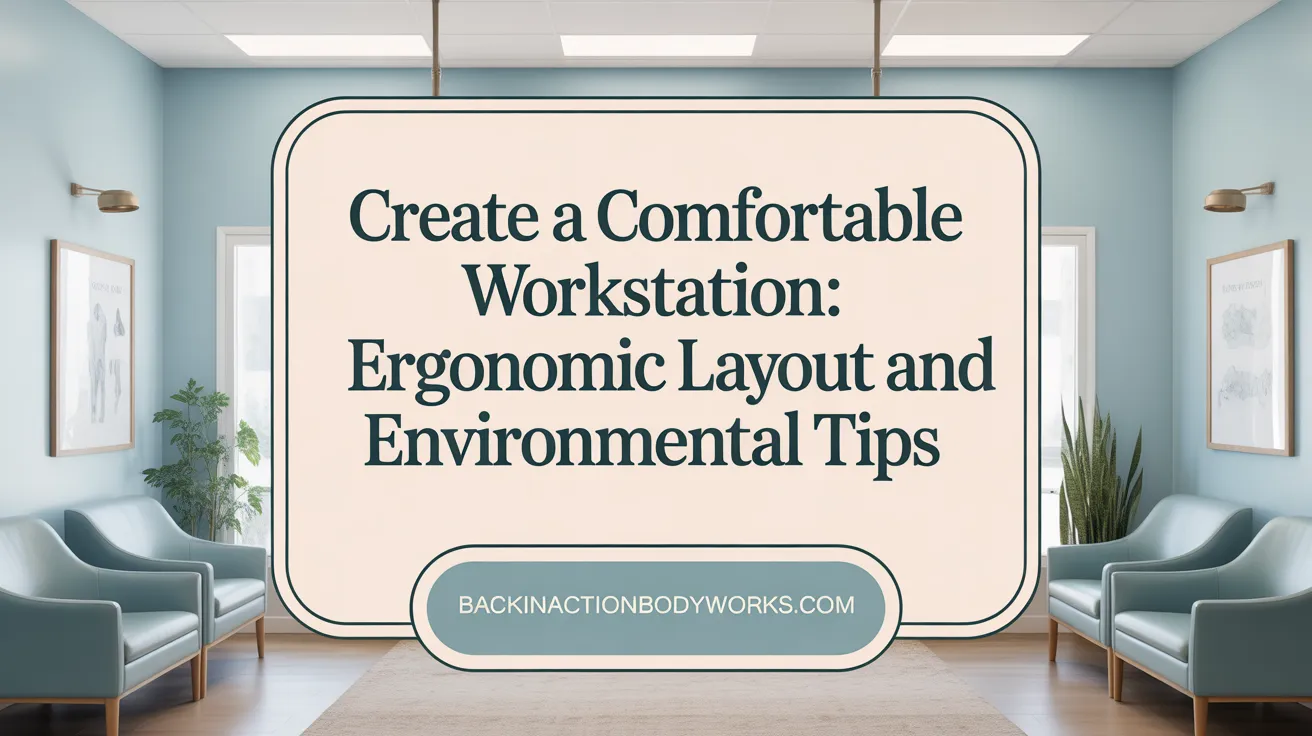 Create a Healthier Workstation: Ergonomic Layout and Environmental Tips