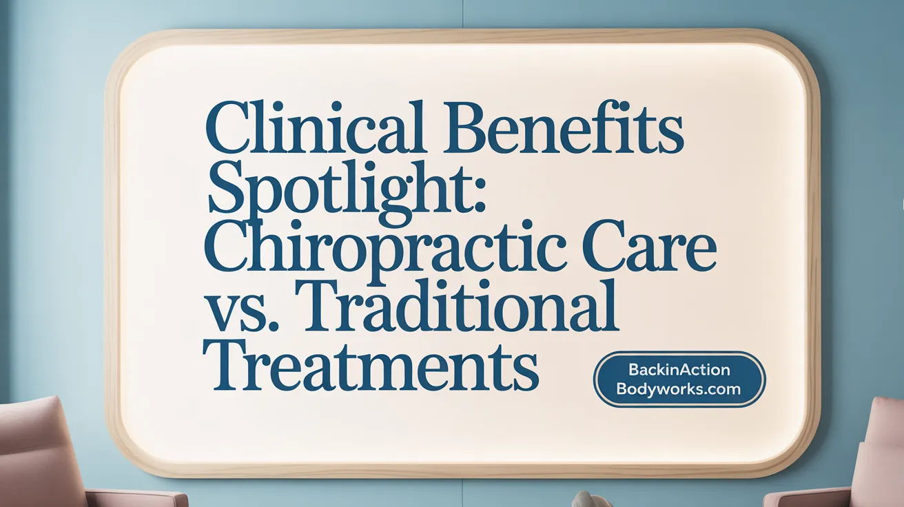 Clinical Benefits Spotlight: Chiropractic Care Vs. Traditional Treatments