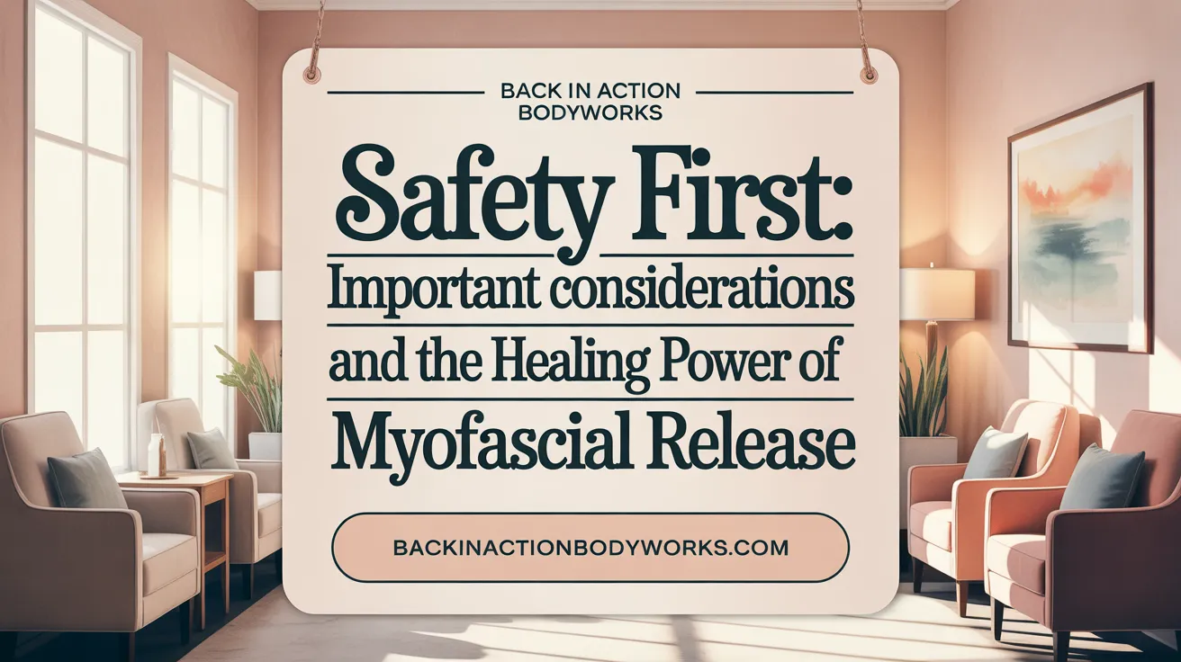 Safety First: Key Considerations and the Healing Power of Myofascial Release