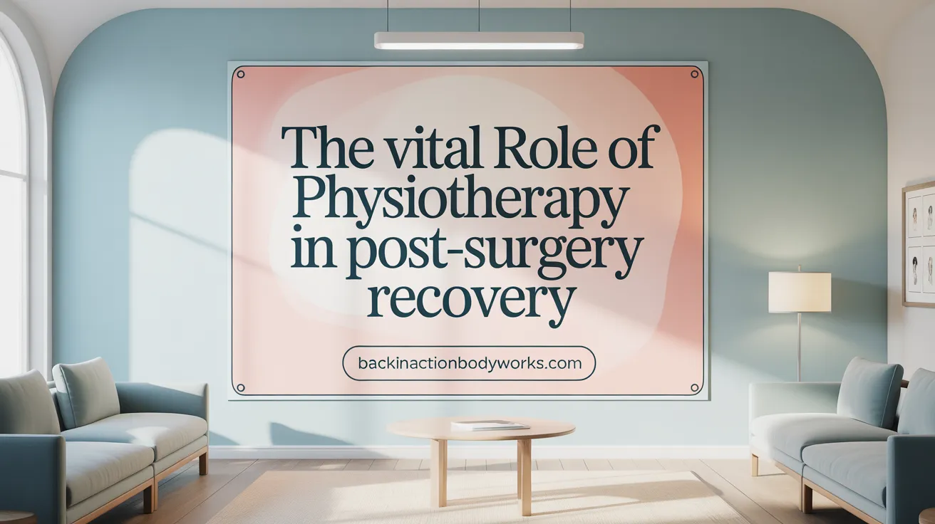 The Vital Role of Physiotherapy in Post-Surgery Recovery