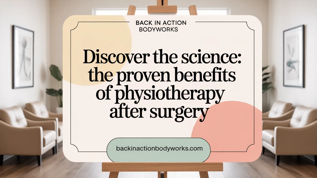 Discover the Science: The Proven Benefits of Physiotherapy After Surgery