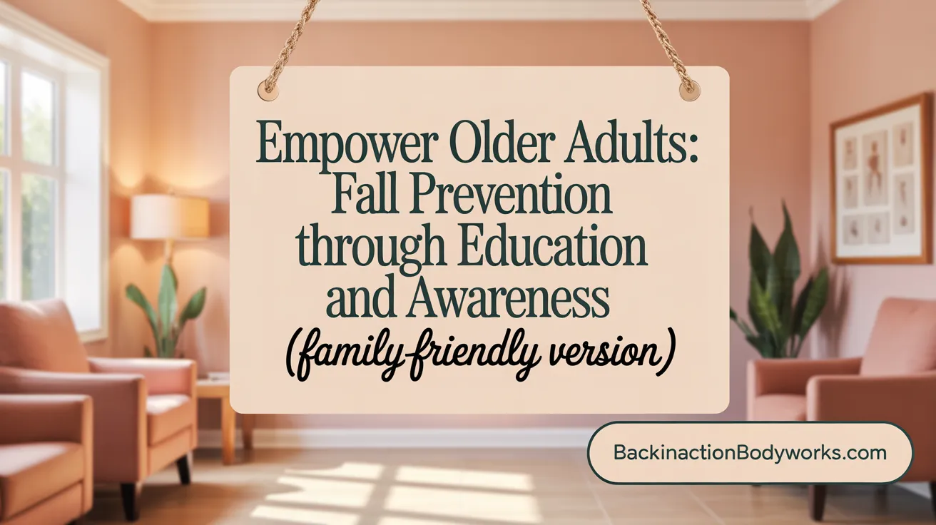 Empower Older Adults: Fall Prevention through Education and Awareness