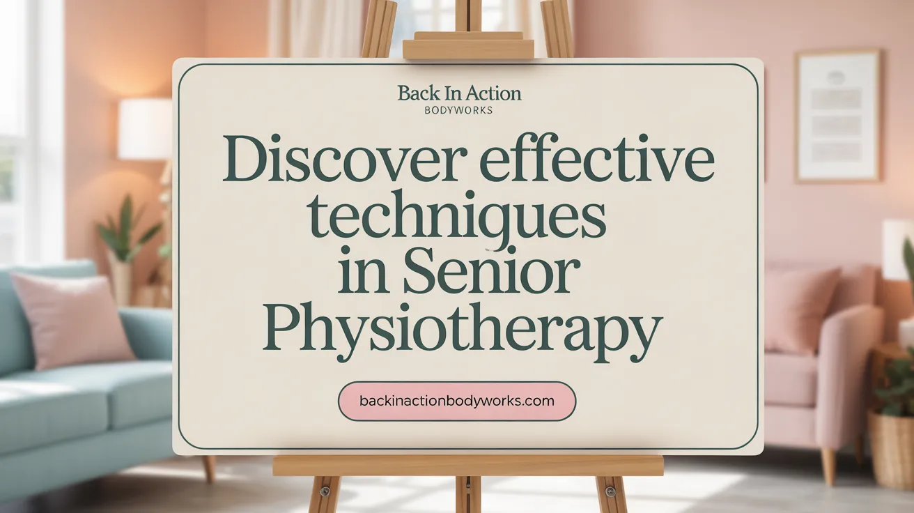 Discover Effective Techniques in Senior Physiotherapy