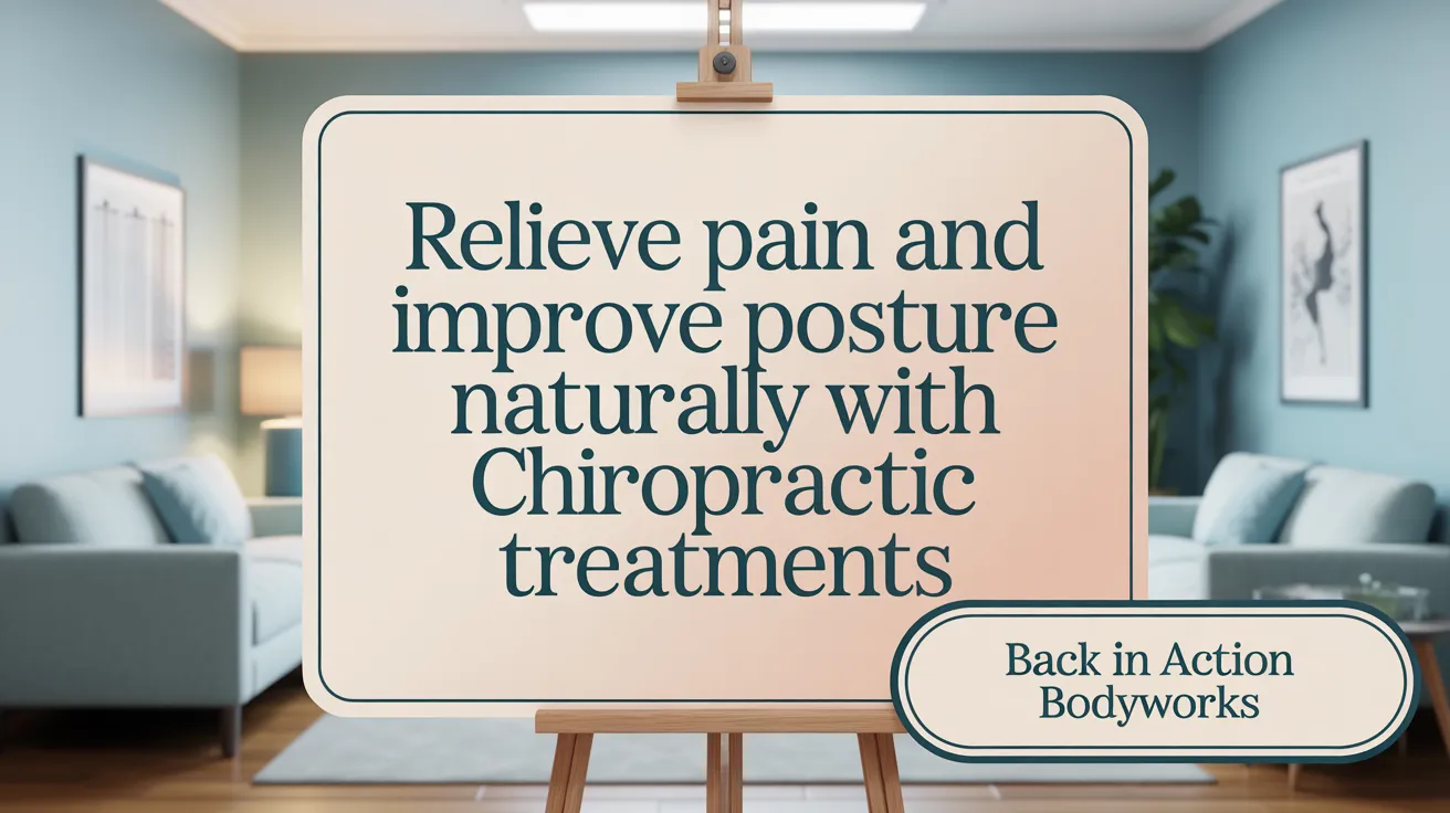 Relieve Pain and Improve Posture Naturally with Chiropractic Treatments