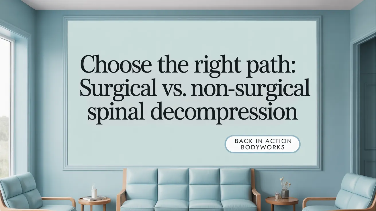 Choose the Right Path: Surgical vs. Non-Surgical Spinal Decompression