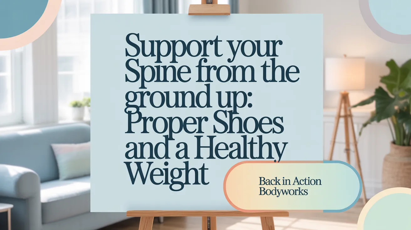 Support Your Spine from the Ground Up: Proper Shoes and a Healthy Weight