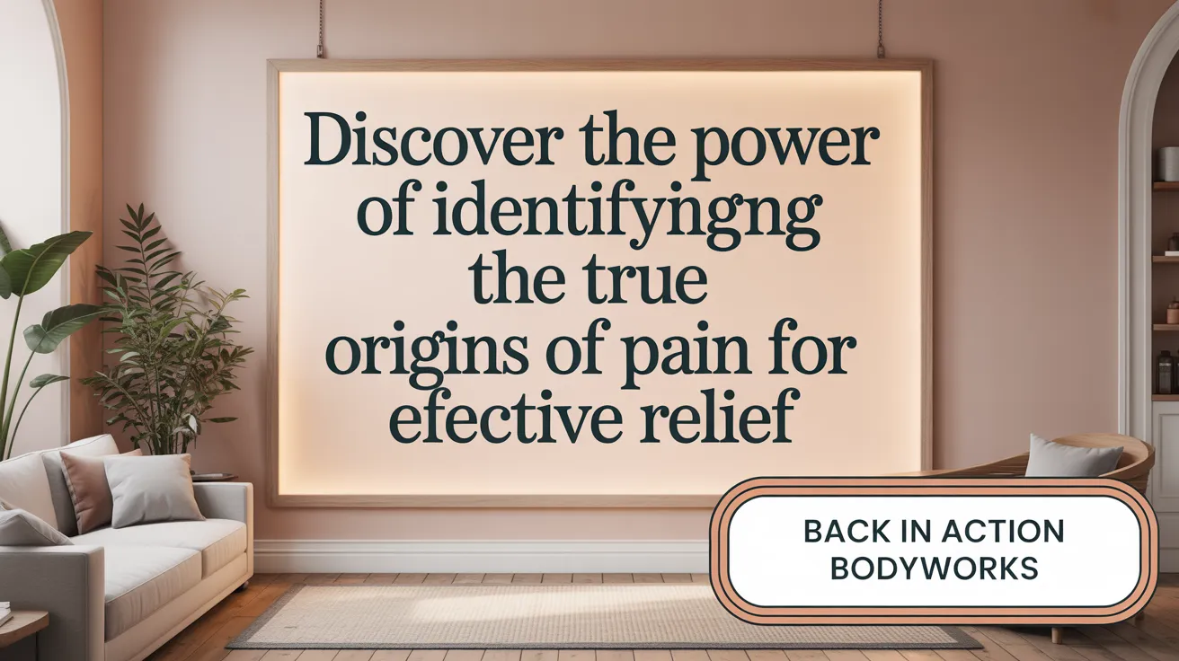 Discover the power of identifying the true origins of pain for effective relief