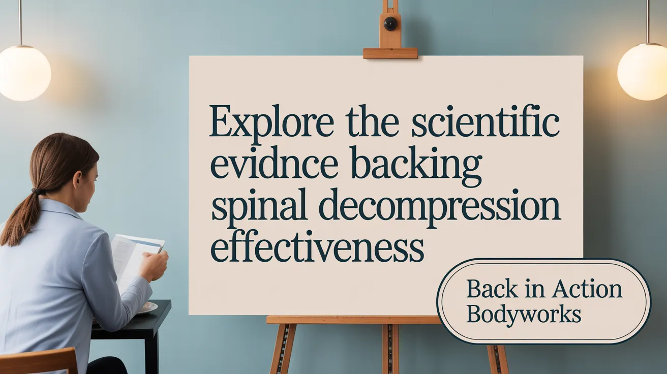 Explore the Scientific Evidence Backing Spinal Decompression Effectiveness