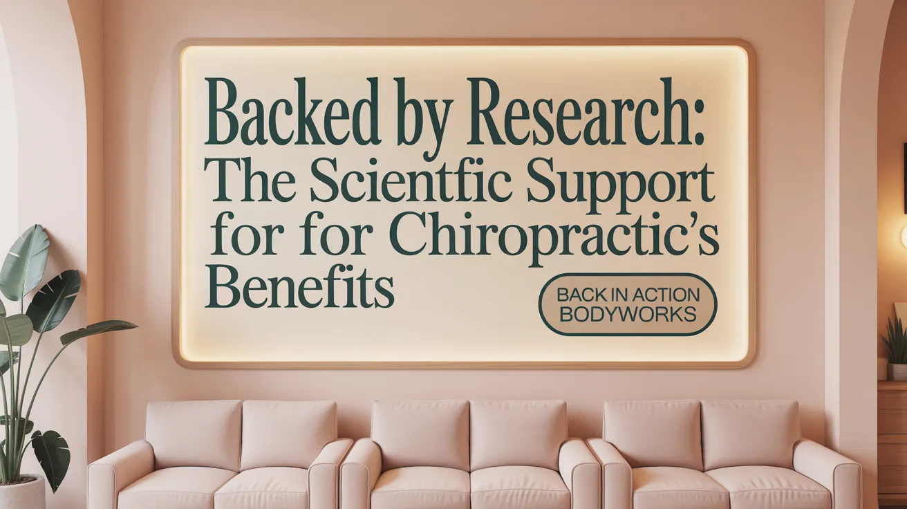 Backed by Research: The Scientific Support for Chiropractic’s Benefits