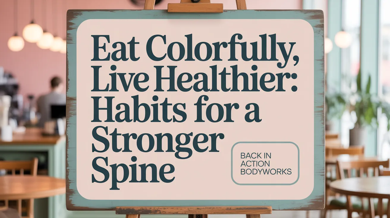 Eat Colorfully, Live Healthier: Habits for a Stronger Spine
