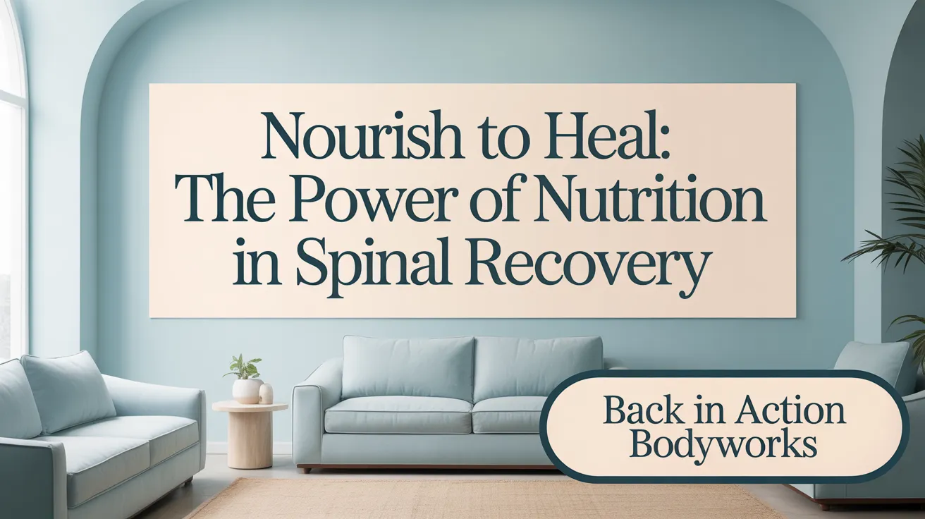 Nourish to Heal: The Power of Nutrition in Spinal Recovery
