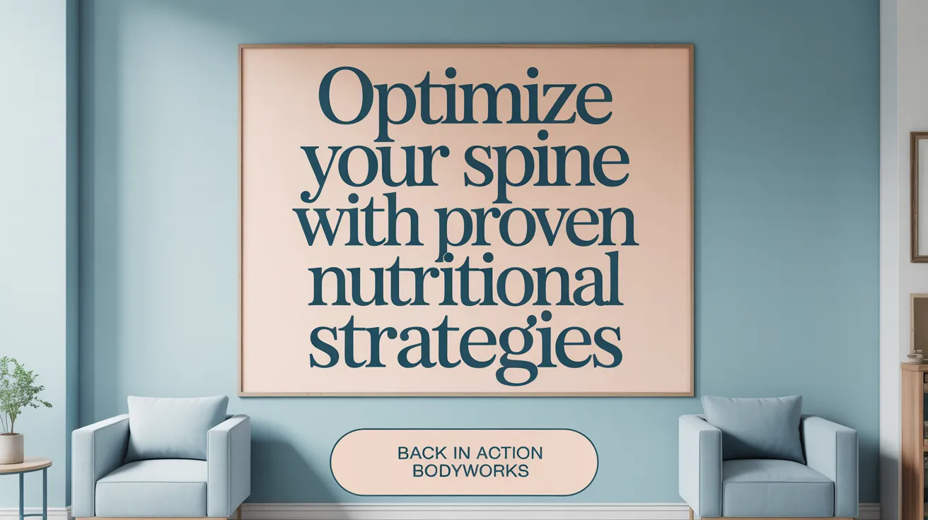 Optimize Your Spine with Proven Nutritional Strategies