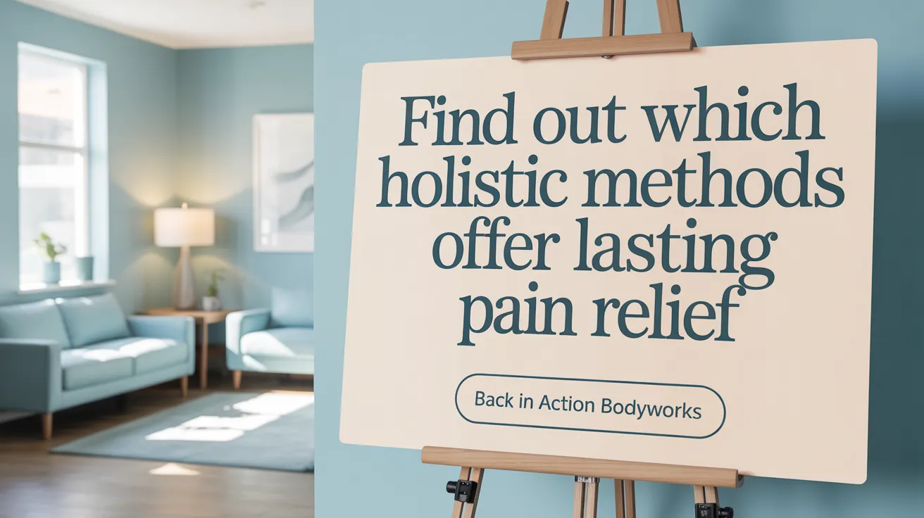 Find Out Which Holistic Methods Offer Lasting Pain Relief