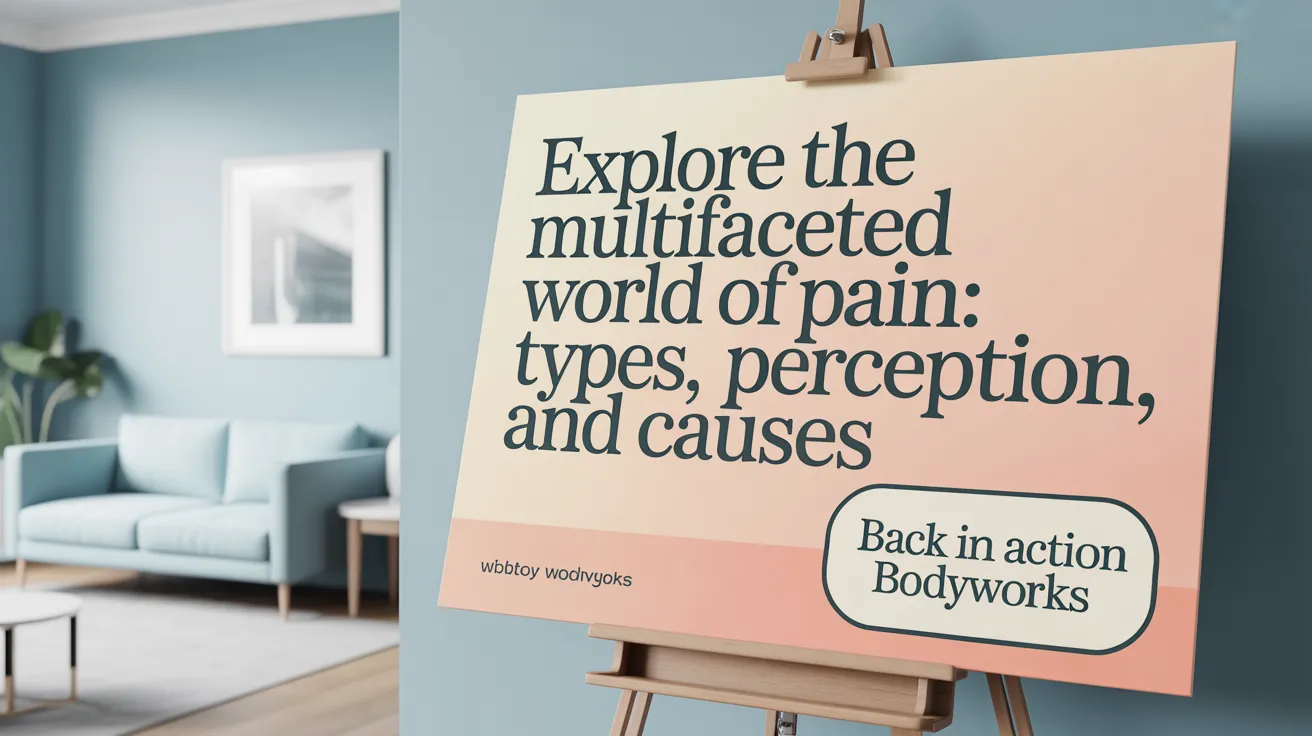 Explore the Multifaceted World of Pain: Types, Perception, and Causes