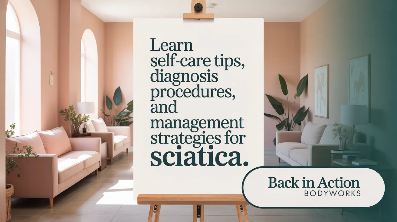Learn self-care tips, diagnosis procedures, and management strategies for sciatica.