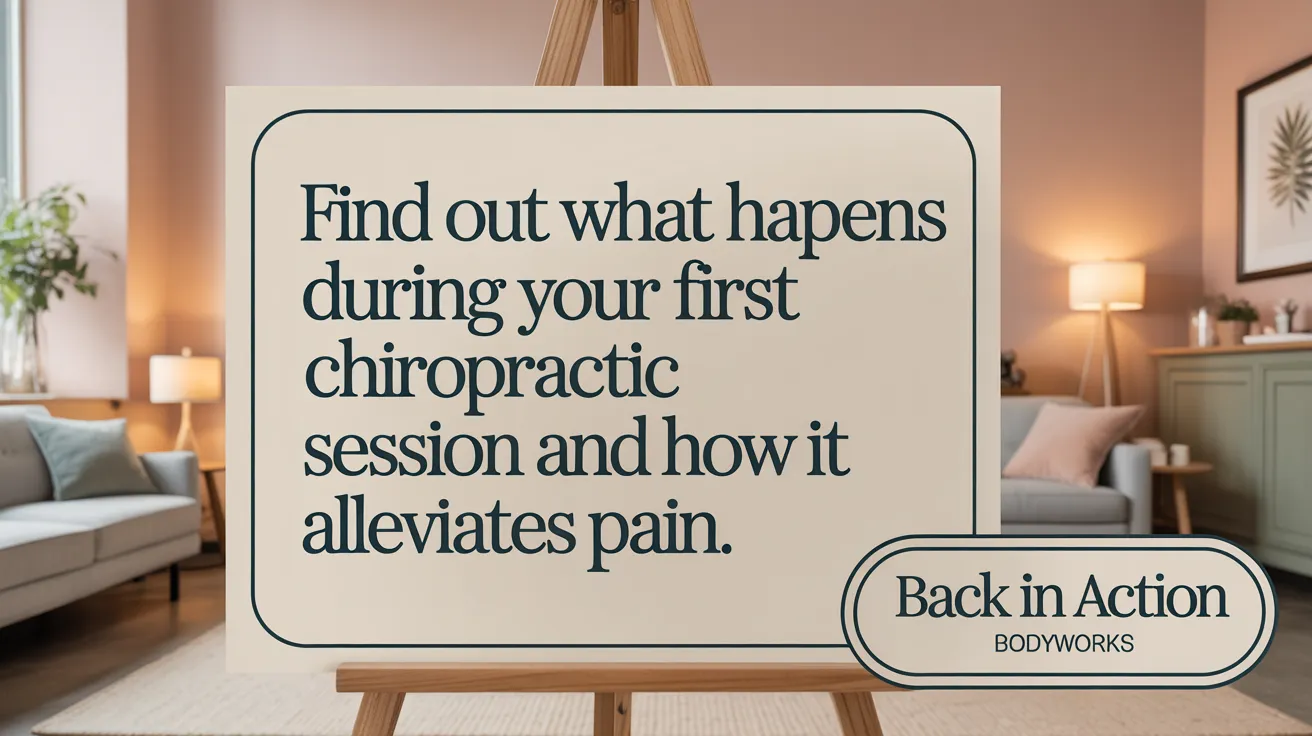 Find out what happens during your first chiropractic session and how it alleviates pain.